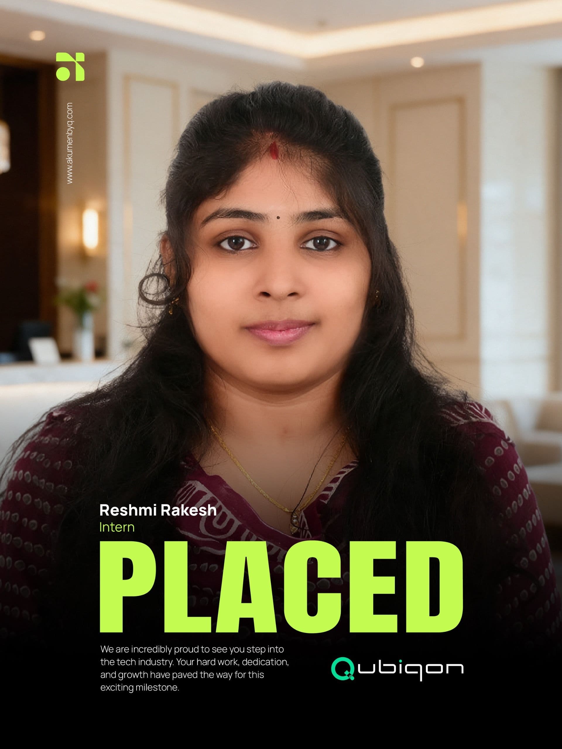 Akumen placement - Reshmi