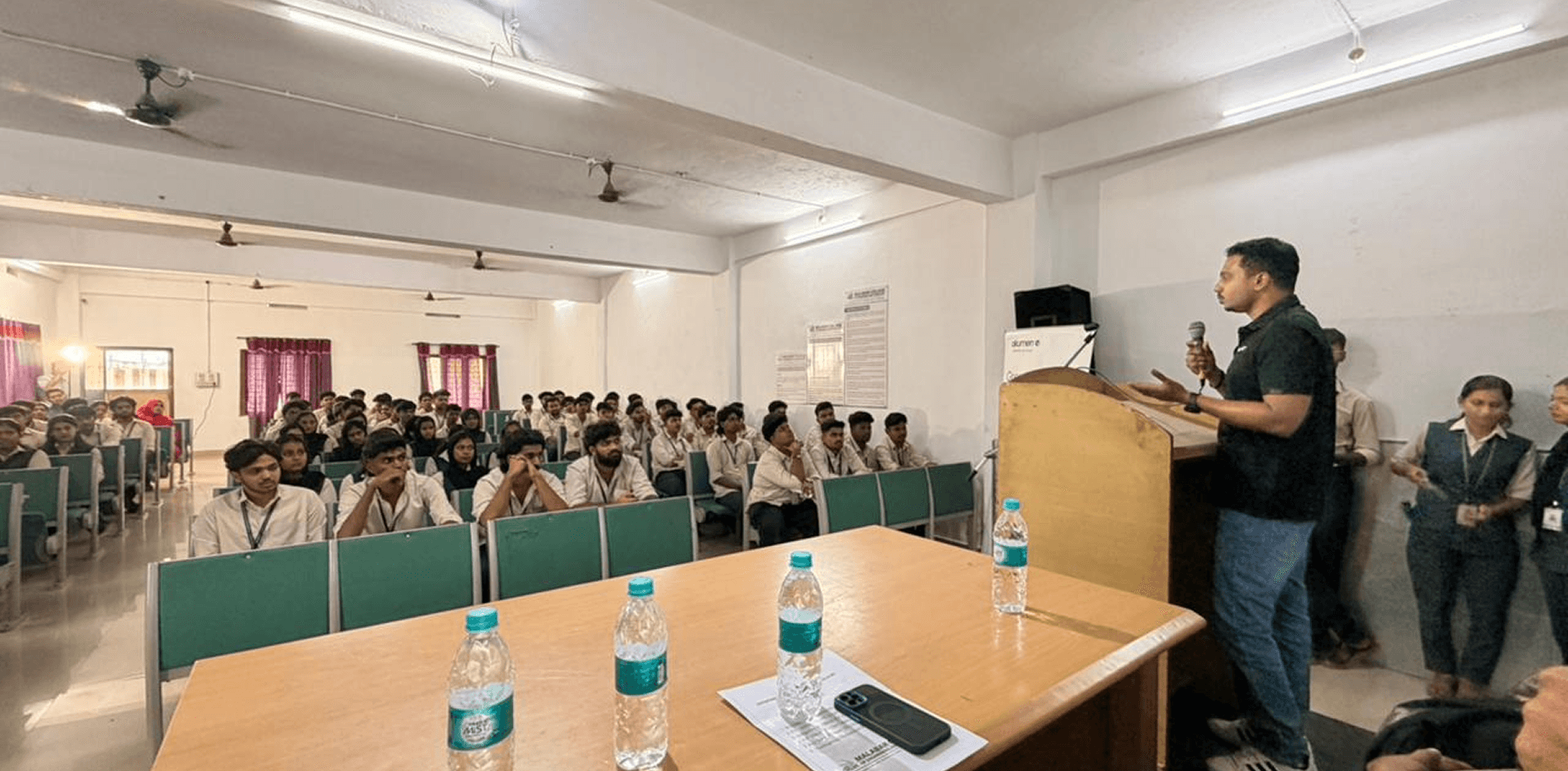 Student awareness session at Malabar College Of Engineering & Technology.