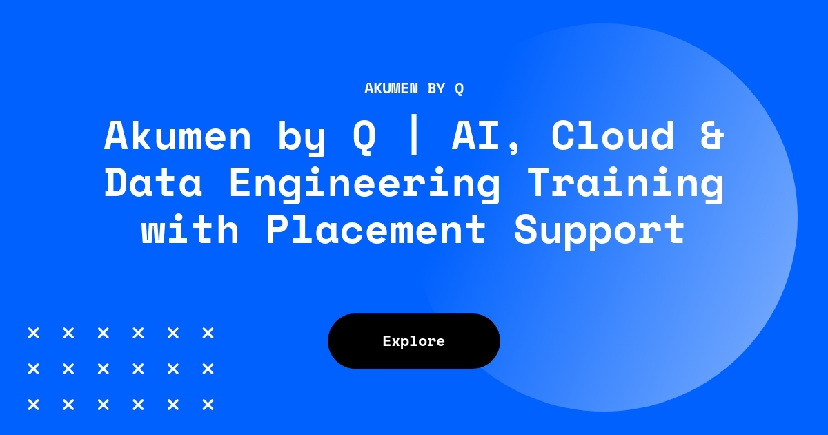 akumen by Q | Advanced AI, Cloud And Data Engineering